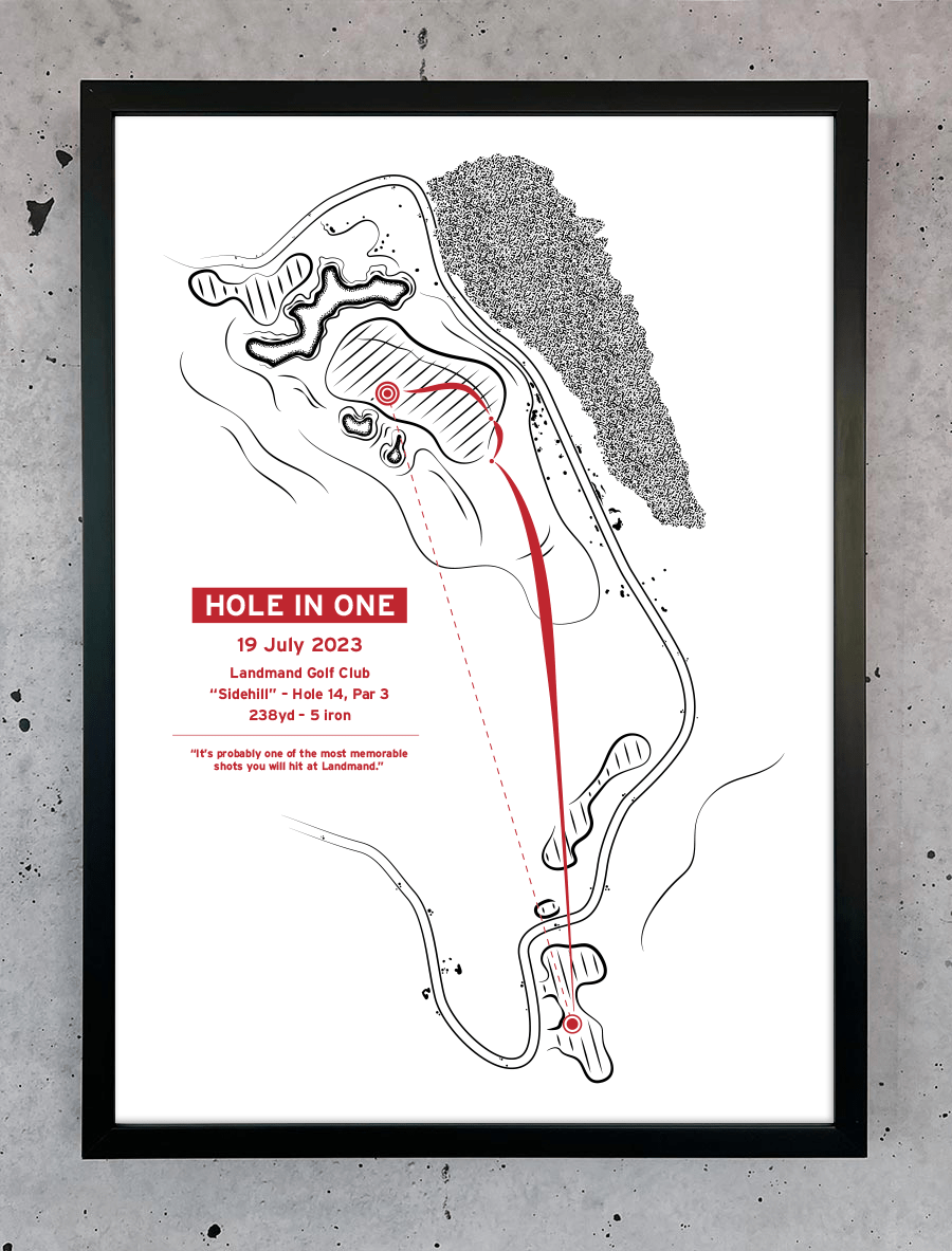 Custom Hole In One Print - Stagg