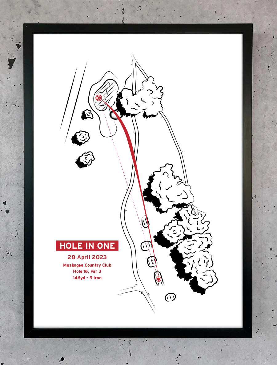 Custom Hole In One Print - Stagg