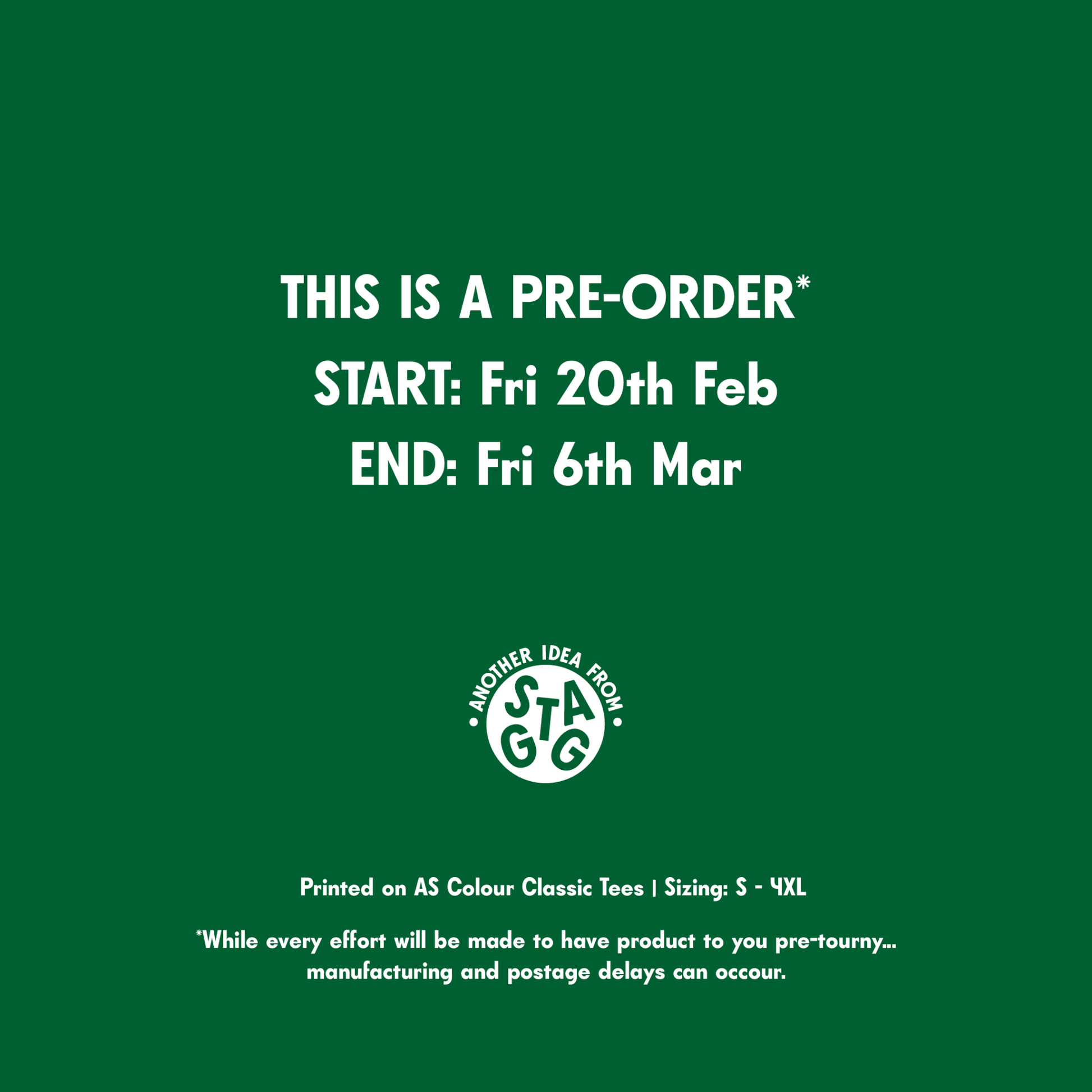 MASTERS! Tee - Stagg